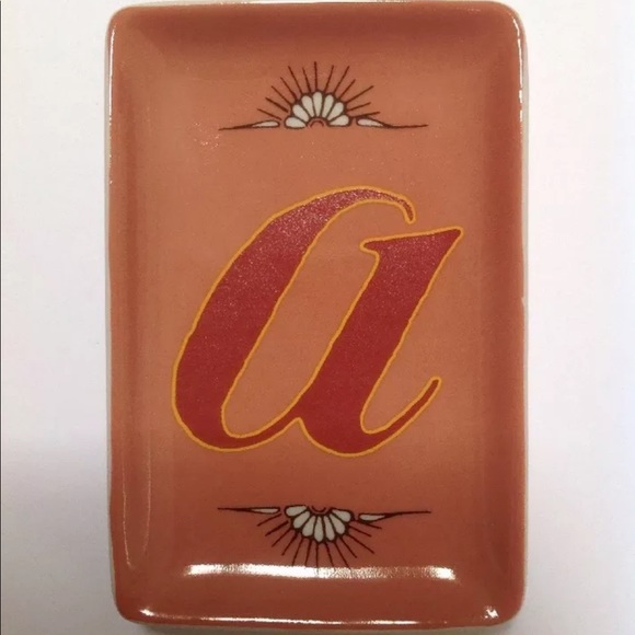 Anthropologie Alphabet Studio Trinket Tray By Rosanna Letter A
